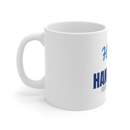 Happy Hanukkah Festival of Lights Mug, Hanukkah Coffee Mug 11oz