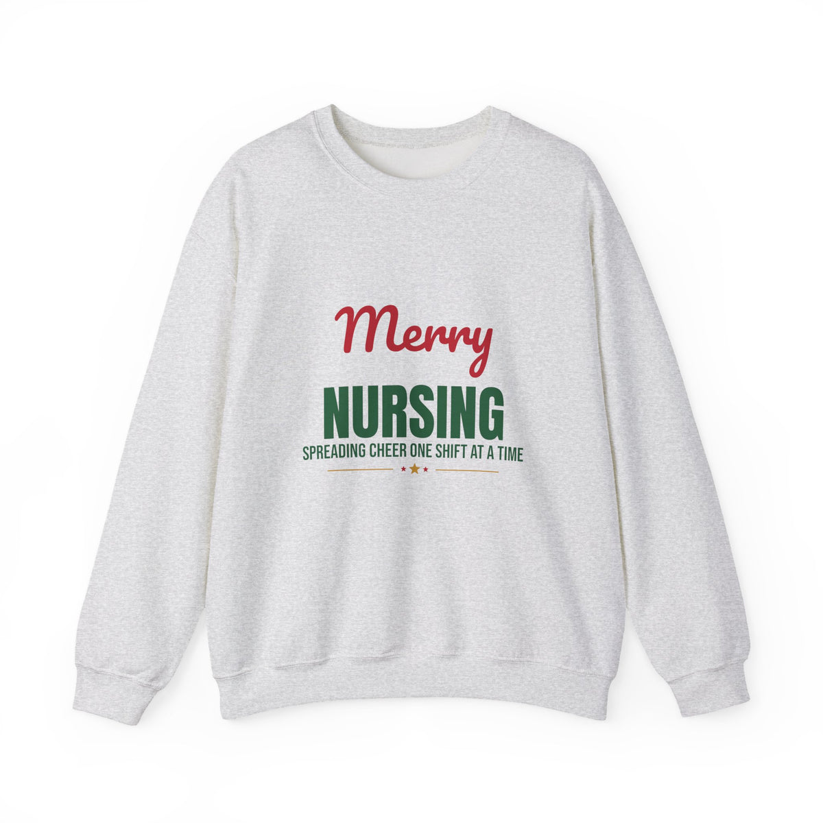 Merry Nursing Spreading Cheer One Shift at a Time Sweatshirt, Nurse Christmas Crewneck, Nurse Gift