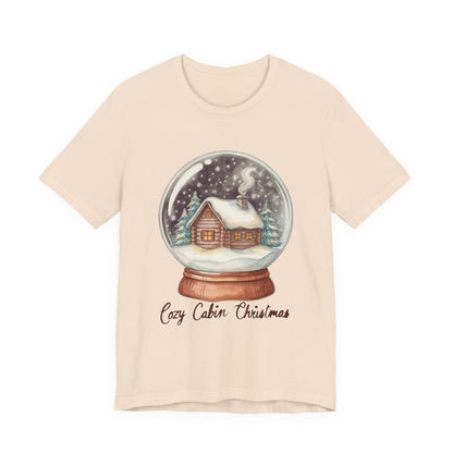 Cozy Cabin Christmas Snow Globe Shirt, Cozy Cabin Christmas Snow Globe T-Shirt