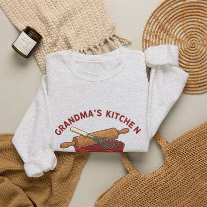 Grandma's Kitchen Love Served Daily Sweatshirt, Grandma Baking Crewneck, Gift for Grandma