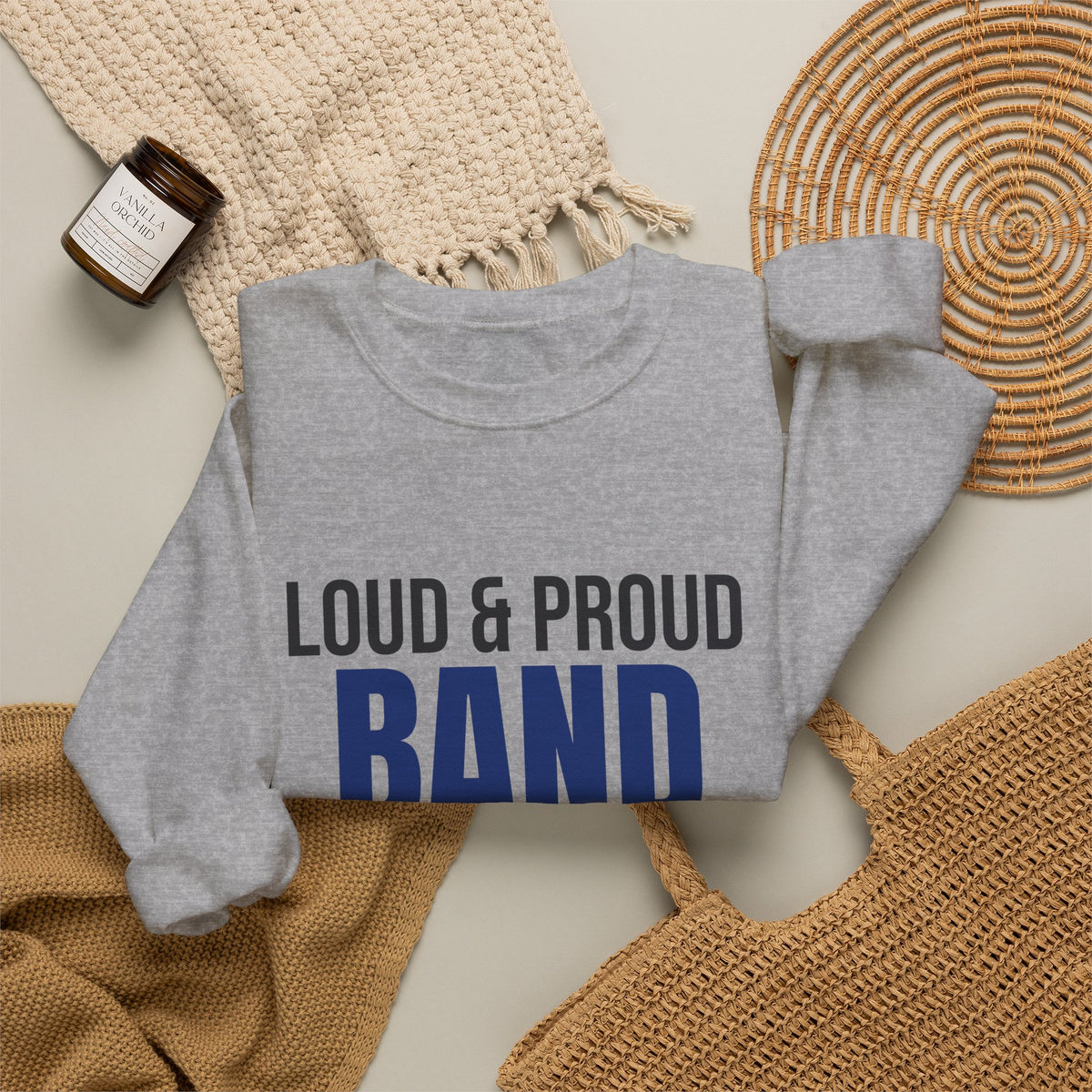 Loud and Proud Band Mom Sweatshirt, Band Mom Crewneck