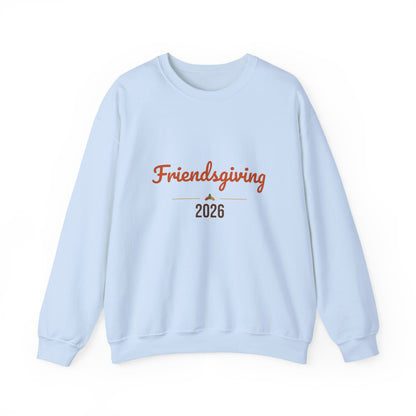 Friendsgiving 2026 Sweatshirt, Thanksgiving Crewneck, Matching Friends Fall Tee