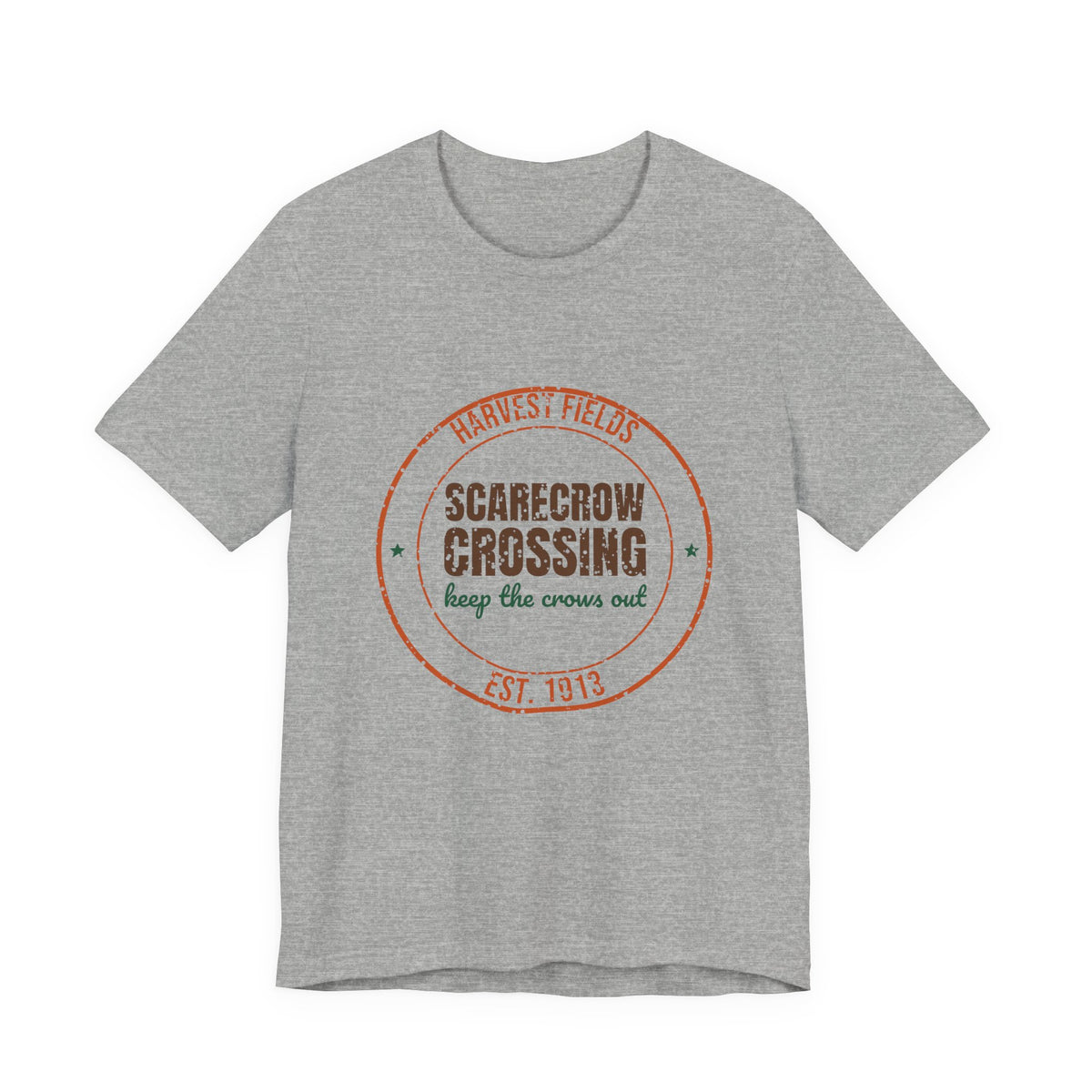 Harvest Fields Scarecrow Crossing Est. 1913 Shirt, Vintage Fall T-Shirt, Vintage Fall Gift
