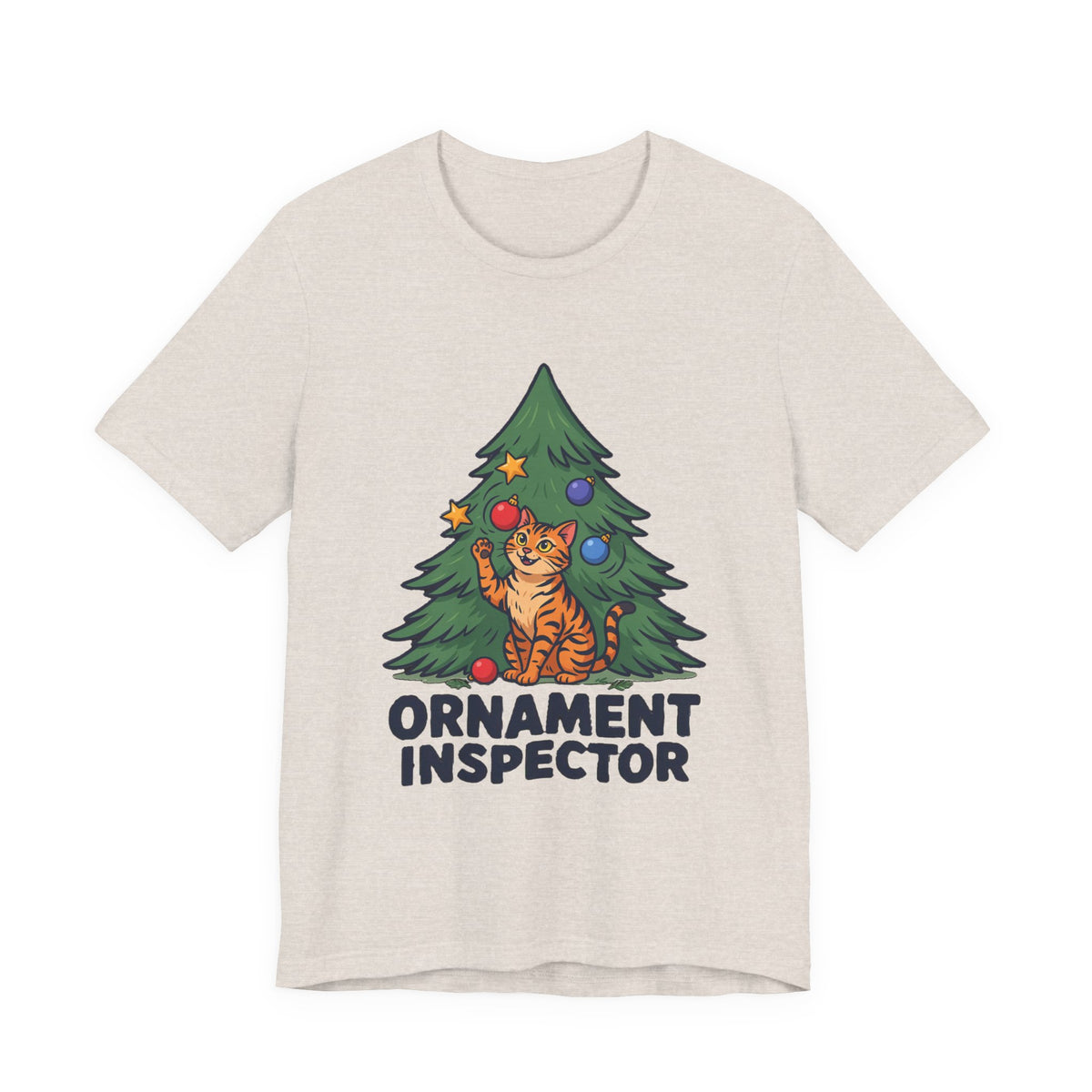 Ornament Inspector Christmas Cat Shirt, Ornament Inspector Christmas Cat T-Shirt