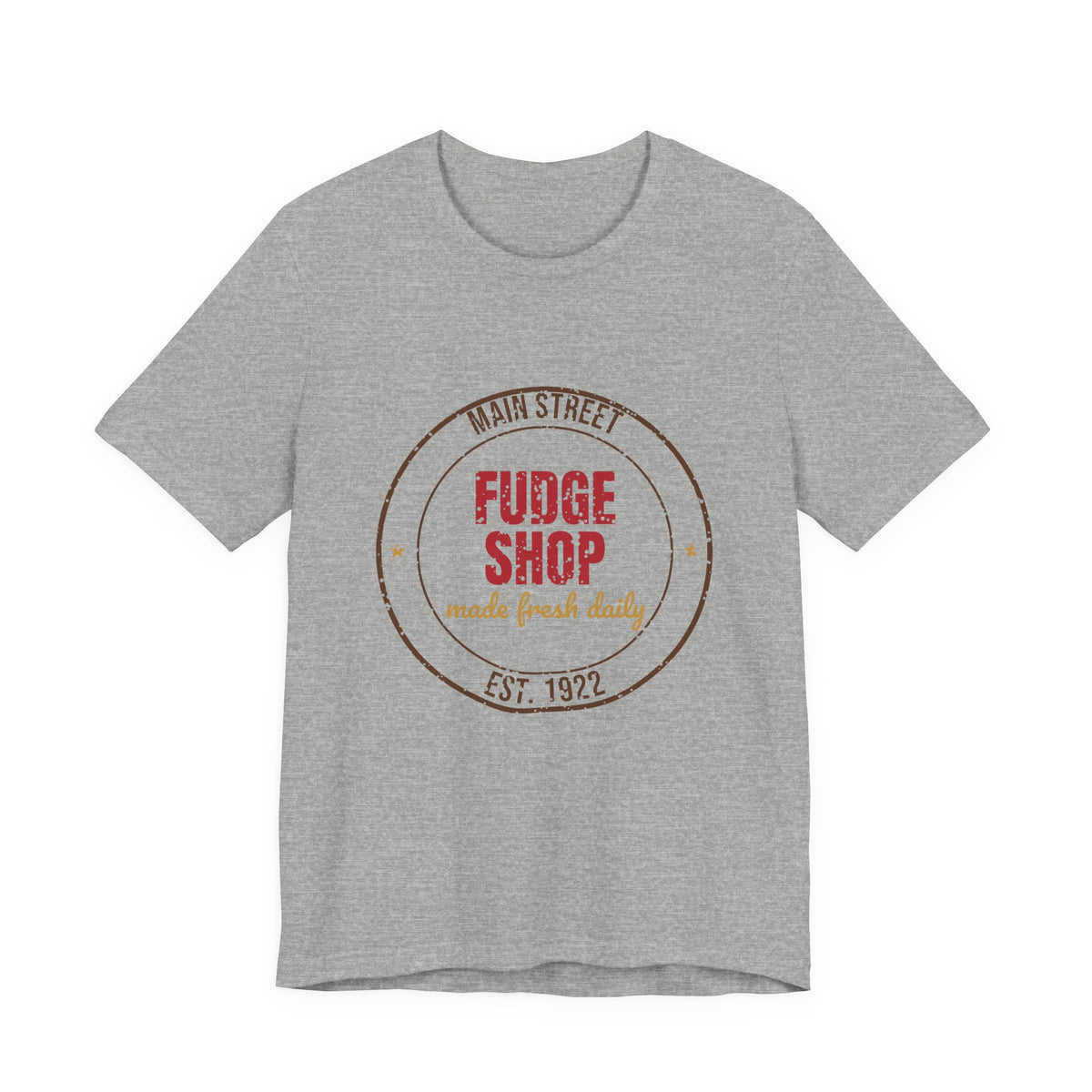 Main Street Fudge Shop Est. 1922 Shirt, Vintage Christmas T-Shirt, Vintage Christmas Gift