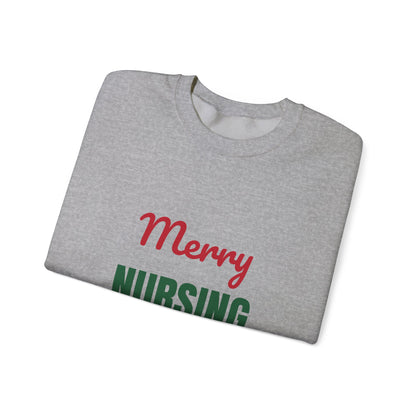 Merry Nursing Spreading Cheer One Shift at a Time Sweatshirt, Nurse Christmas Crewneck, Nurse Gift