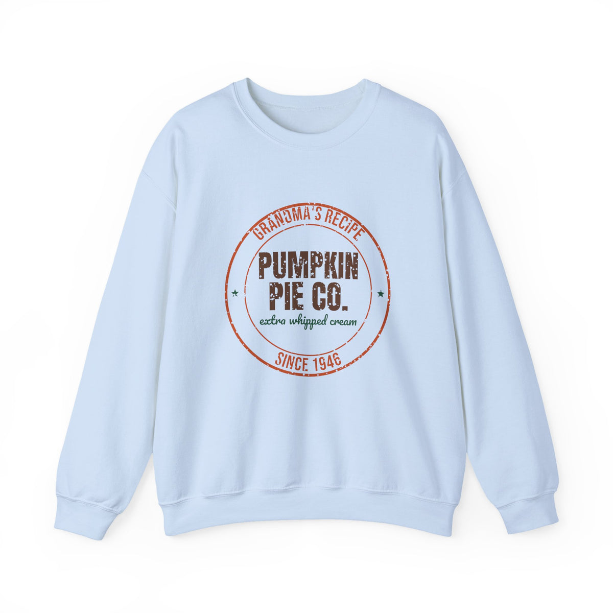Grandma's Recipe Pumpkin Pie Co. Since 1946 Sweatshirt, Vintage Thanksgiving Crewneck Sweatshirt
