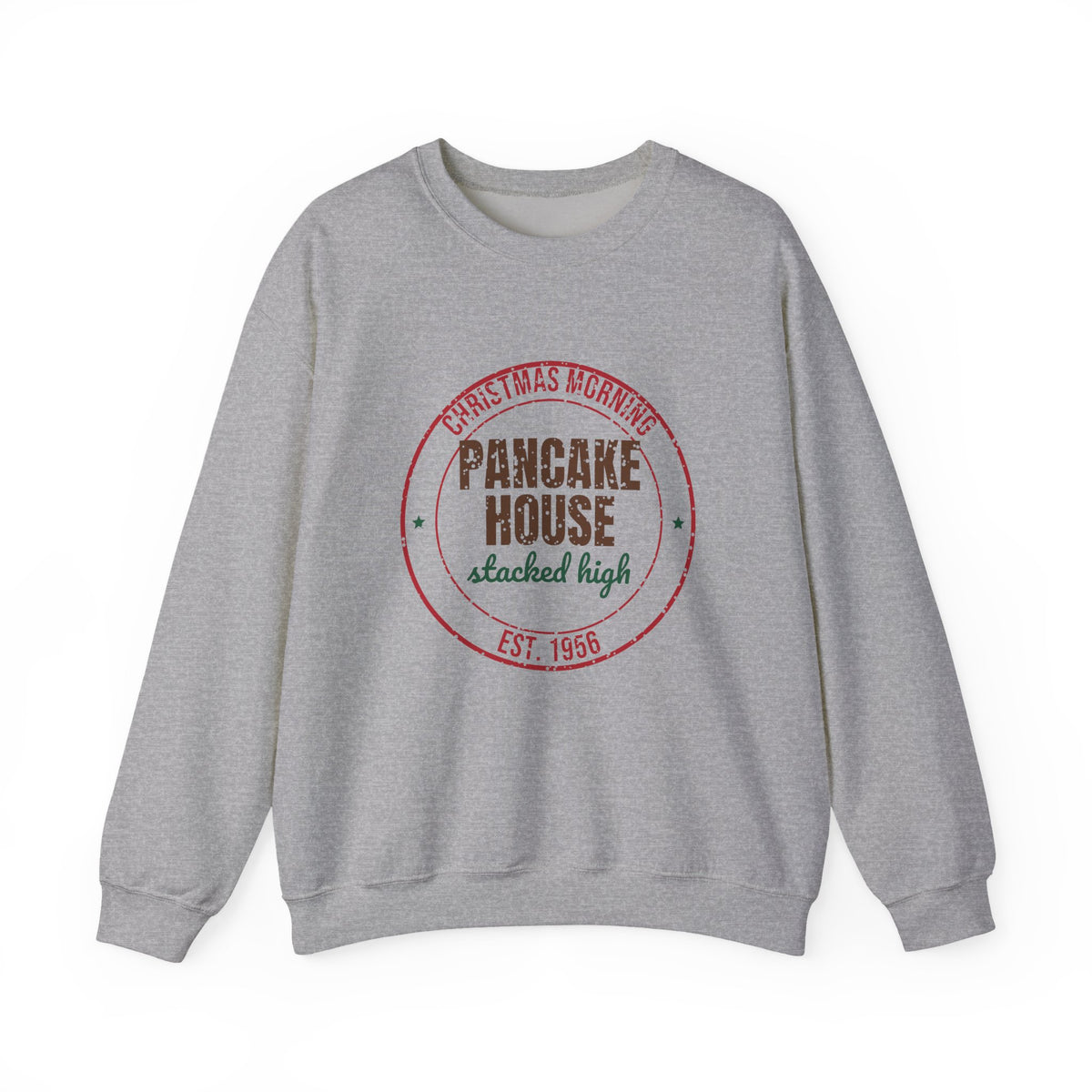 Christmas Morning Pancake House Est. 1956 Sweatshirt, Vintage Christmas Crewneck Sweatshirt
