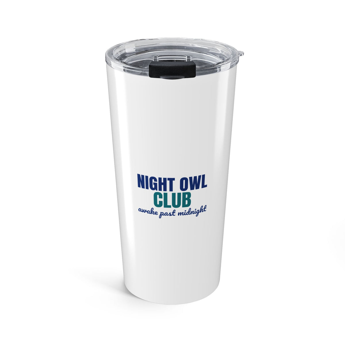 Night Owl Club Awake Past Midnight Tumbler, Night Owl Club Travel Tumbler 20oz