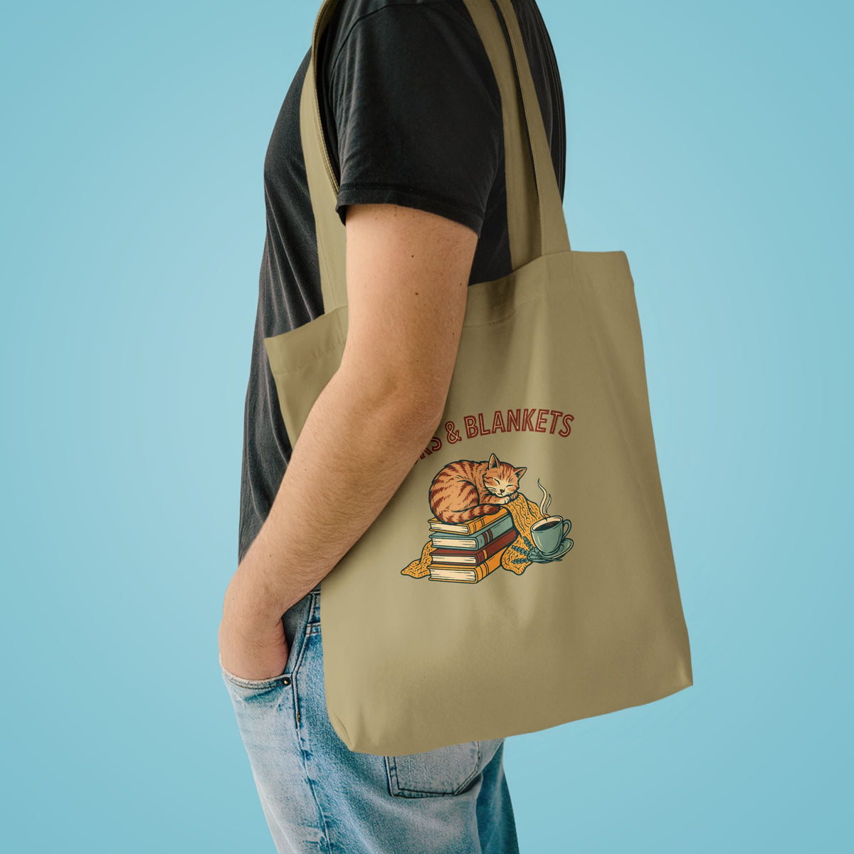 Books and Blankets Tote Bag