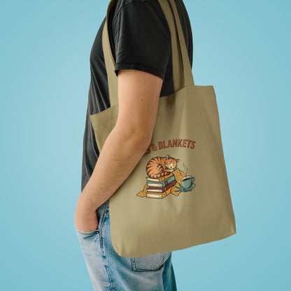 Books and Blankets Tote Bag