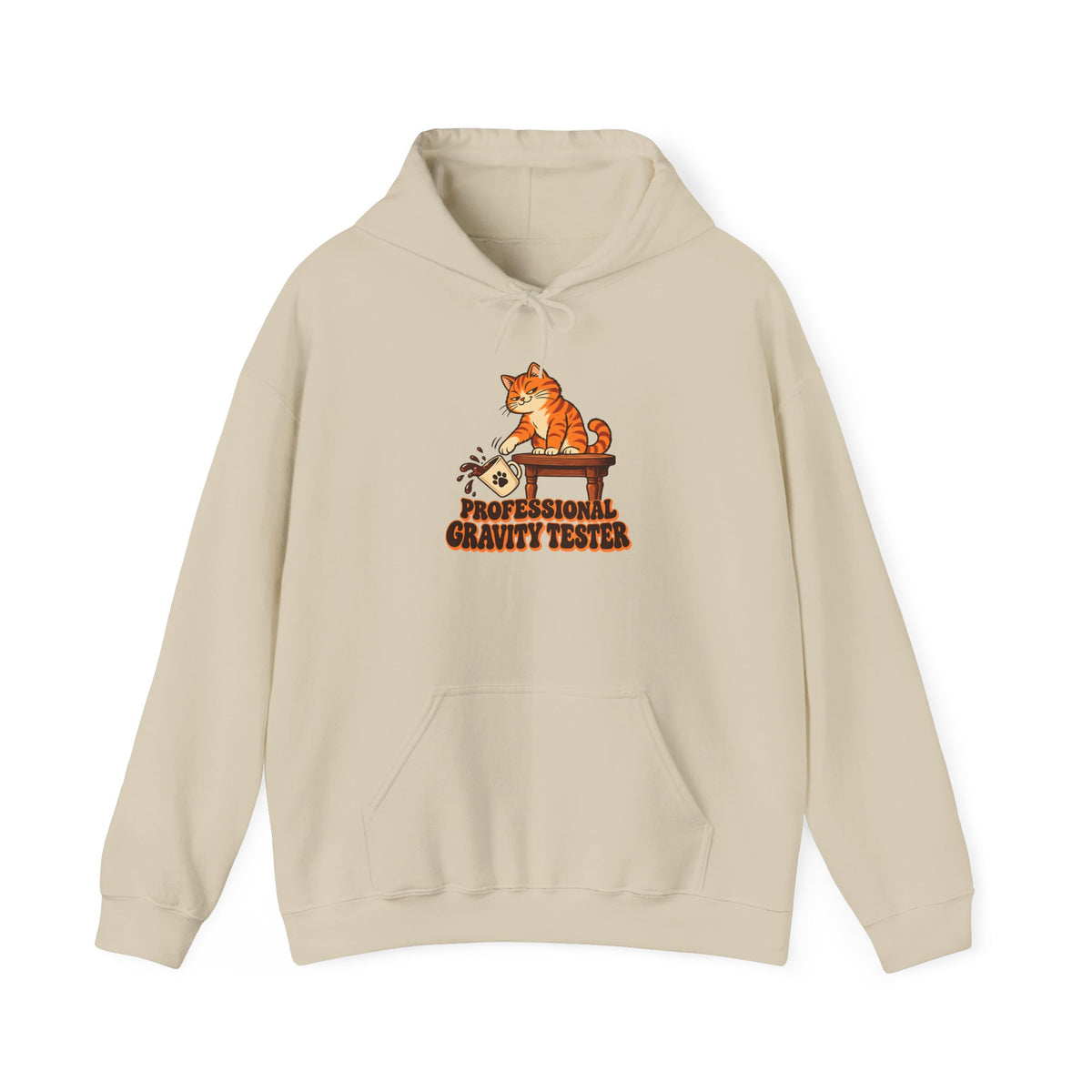 Professional Gravity Tester Cat Hoodie, Funny Cat Hoodie
