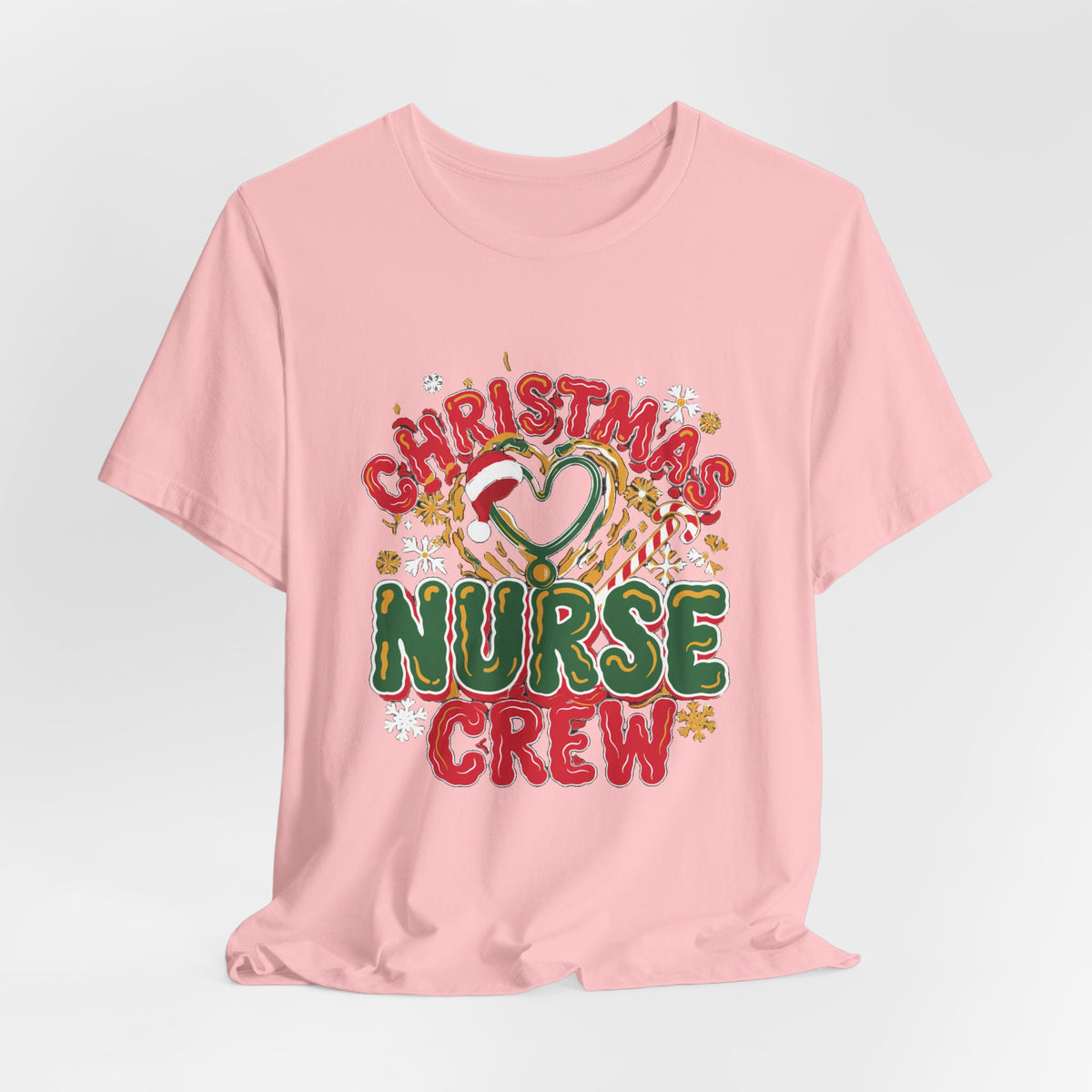 Christmas Nurse Crew Shirt, Retro Nurse Christmas T-Shirt, Holiday Gift for Nurses