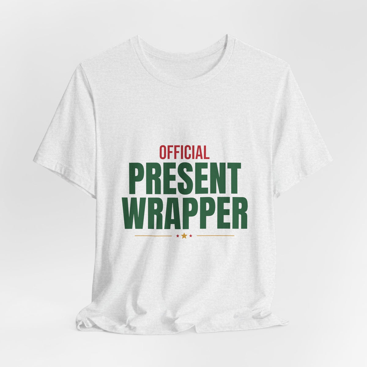 Official Present Wrapper Shirt, Funny Christmas T-Shirt, Gift Wrapper Tee