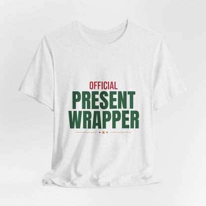 Official Present Wrapper Shirt, Funny Christmas T-Shirt, Gift Wrapper Tee