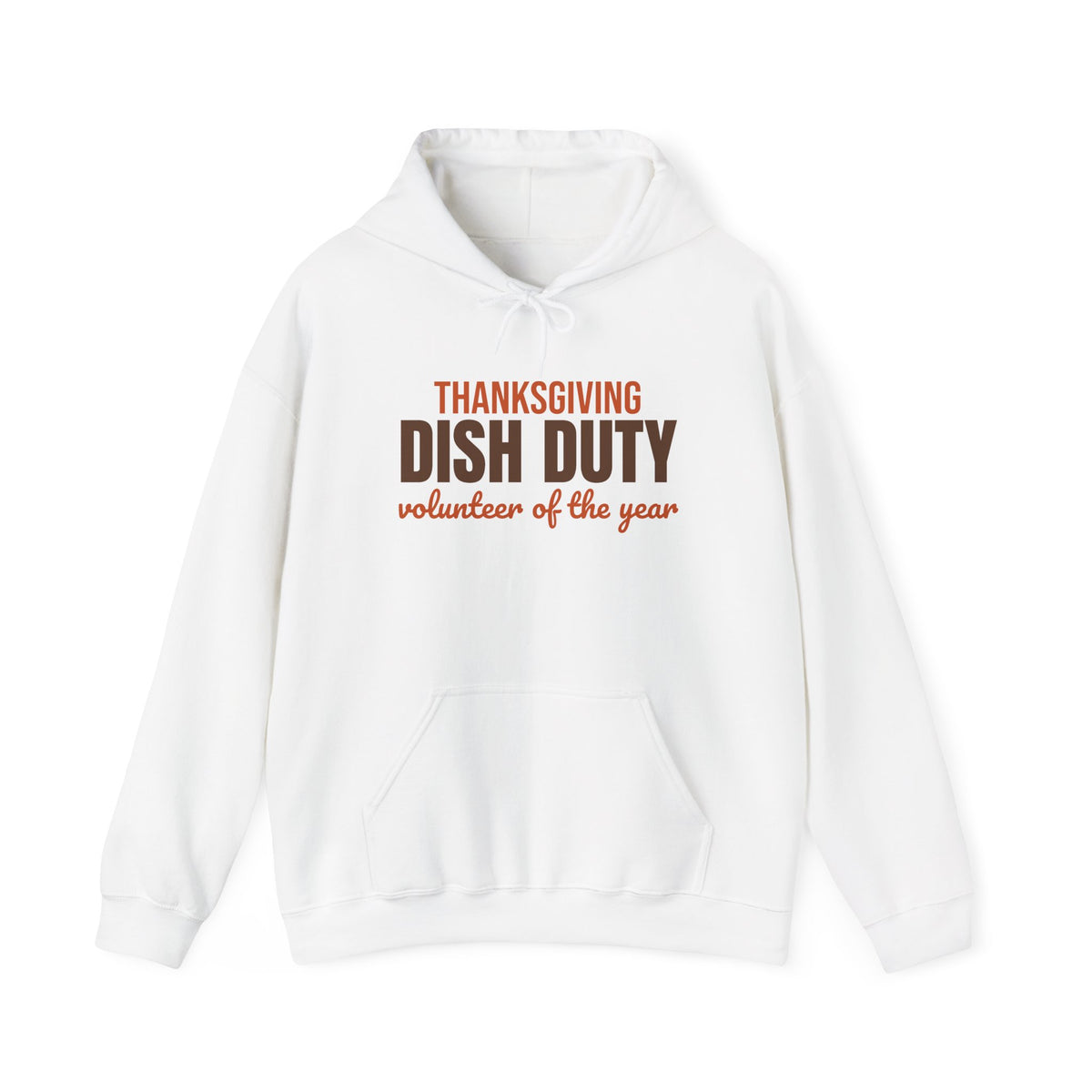 Thanksgiving Dish Duty Volunteer of the Year Hoodie, Funny Thanksgiving Hoodie