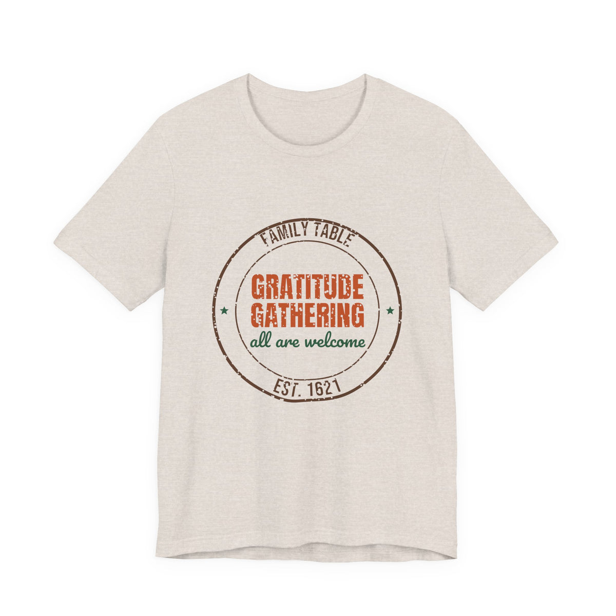 Family Table Gratitude Gathering Est. 1621 Shirt, Vintage Thanksgiving T-Shirt, Vintage Thanksgiving Gift