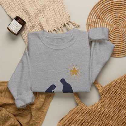 Reason for the Season Sweatshirt, Christian Christmas Crewneck, Nativity Sweater