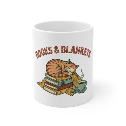 Books and Blankets Mug
