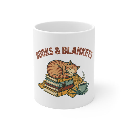 Books and Blankets Mug