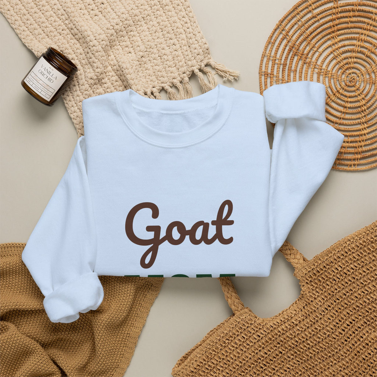 Goat Mom Herding Kids of All Kinds Sweatshirt, Goat Mom Crewneck