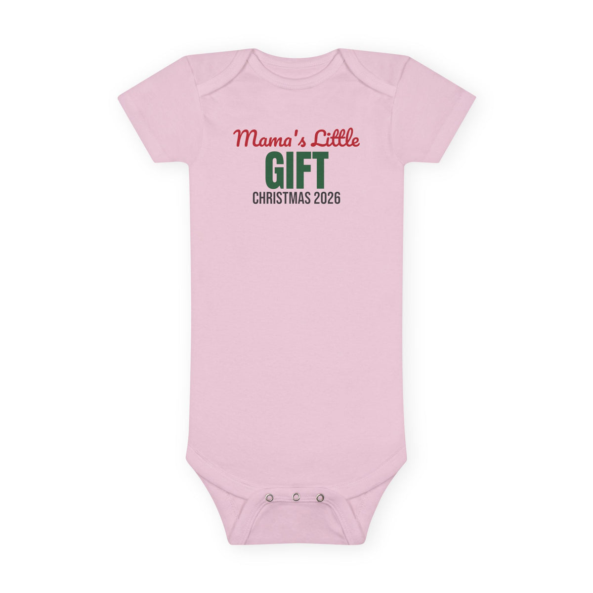 Mama's Little Gift Christmas 2026 Baby Bodysuit
