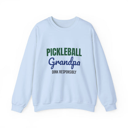 Pickleball Grandpa Dink Responsibly Sweatshirt, Pickleball Grandpa Crewneck