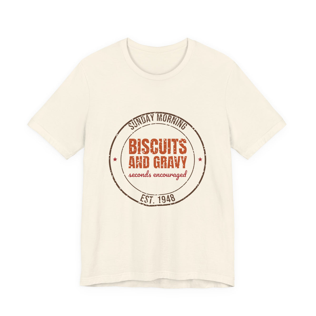Sunday Morning Biscuits and Gravy Est. 1948 Shirt, Vintage Southern T-Shirt, Vintage Southern Gift