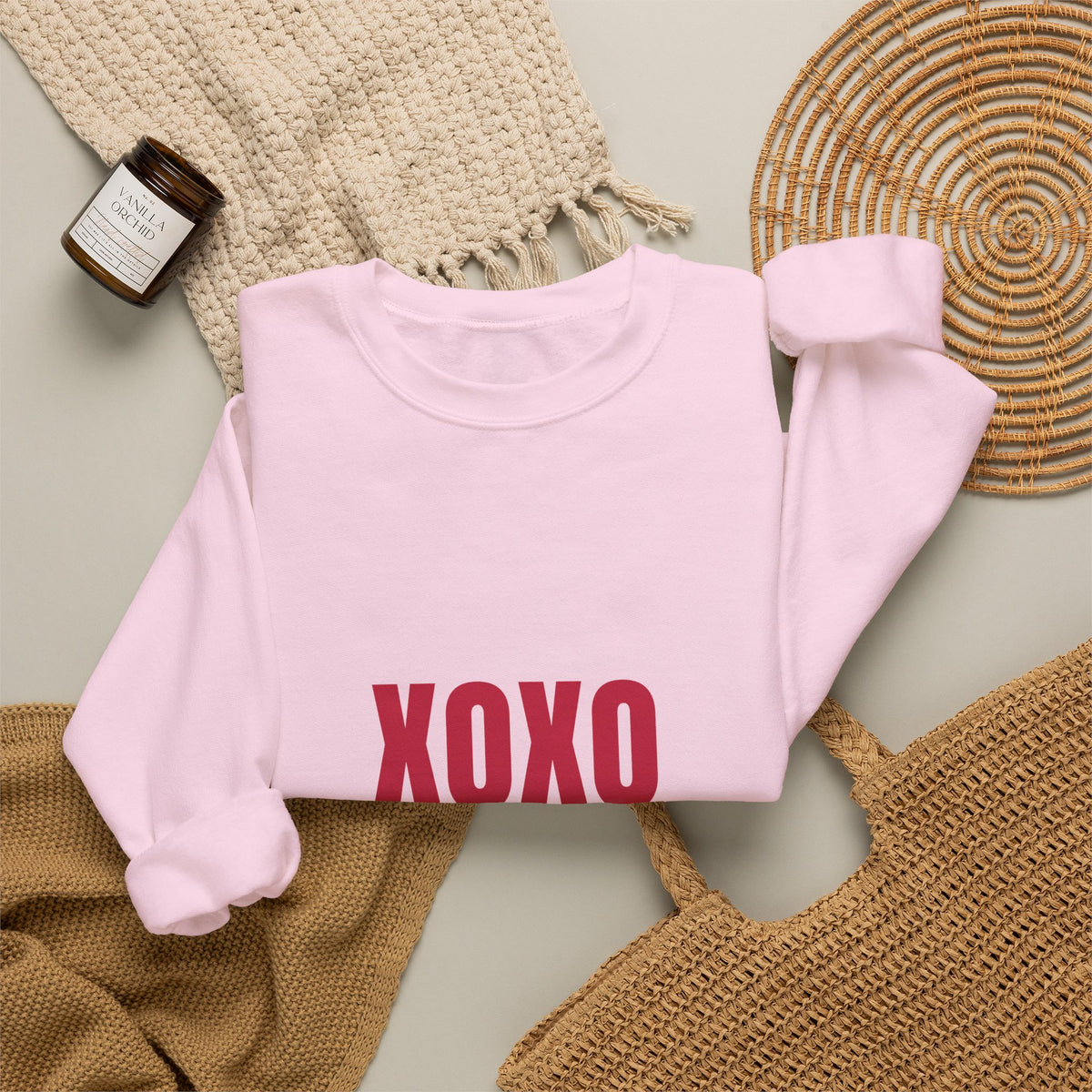 XOXO Valentine Vibes Sweatshirt, Valentines Day Crewneck