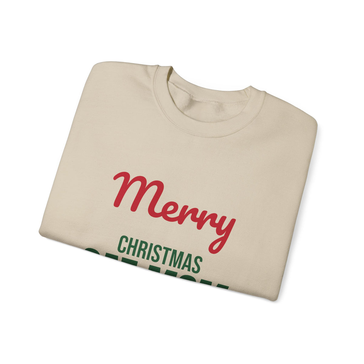 Merry Christmas Cat Mom Sweatshirt, Cat Mom Christmas Crewneck