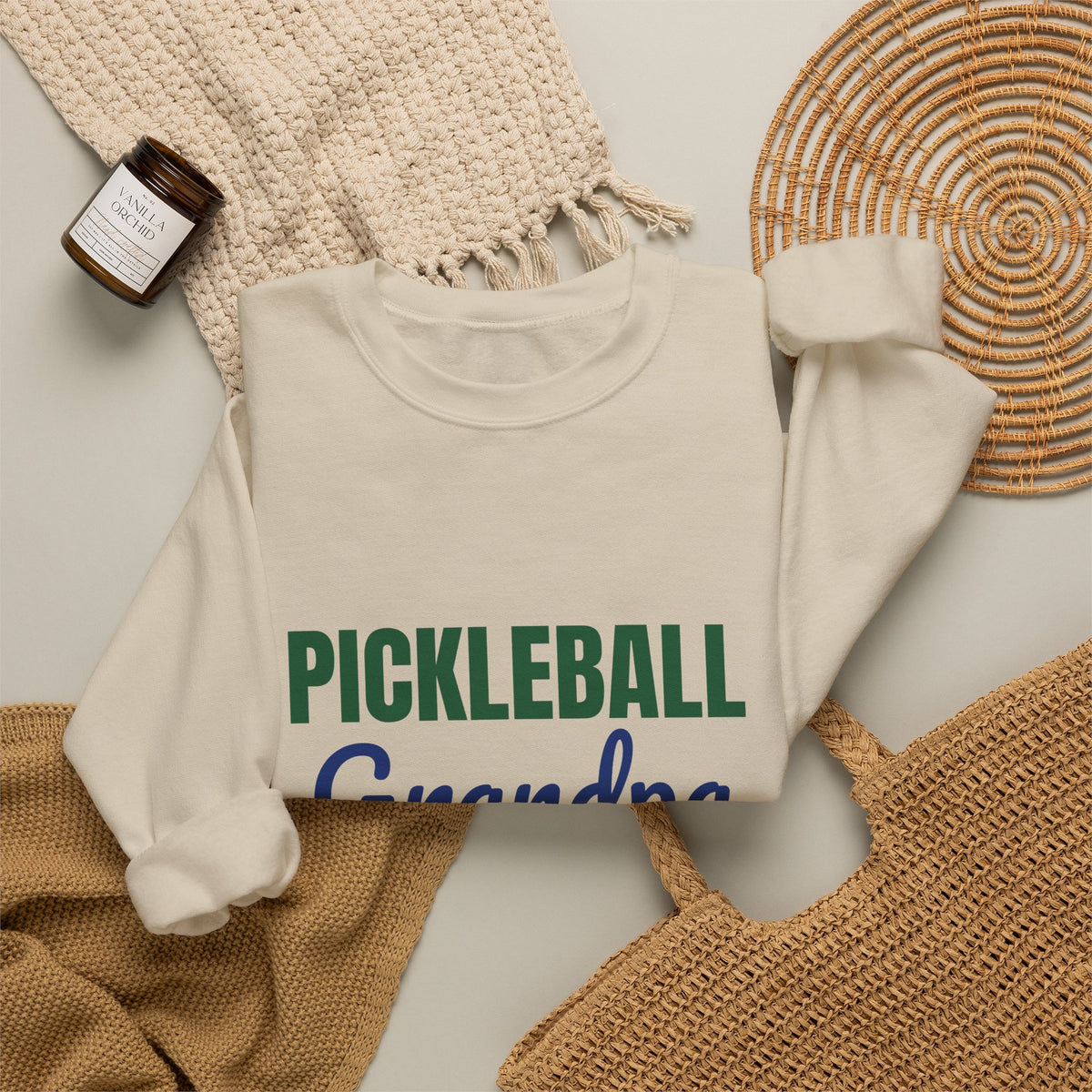 Pickleball Grandpa Dink Responsibly Sweatshirt, Pickleball Grandpa Crewneck