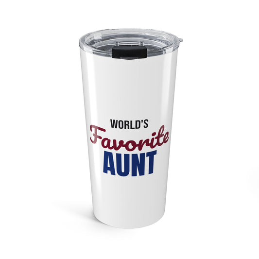 World's Favorite Aunt Tumbler