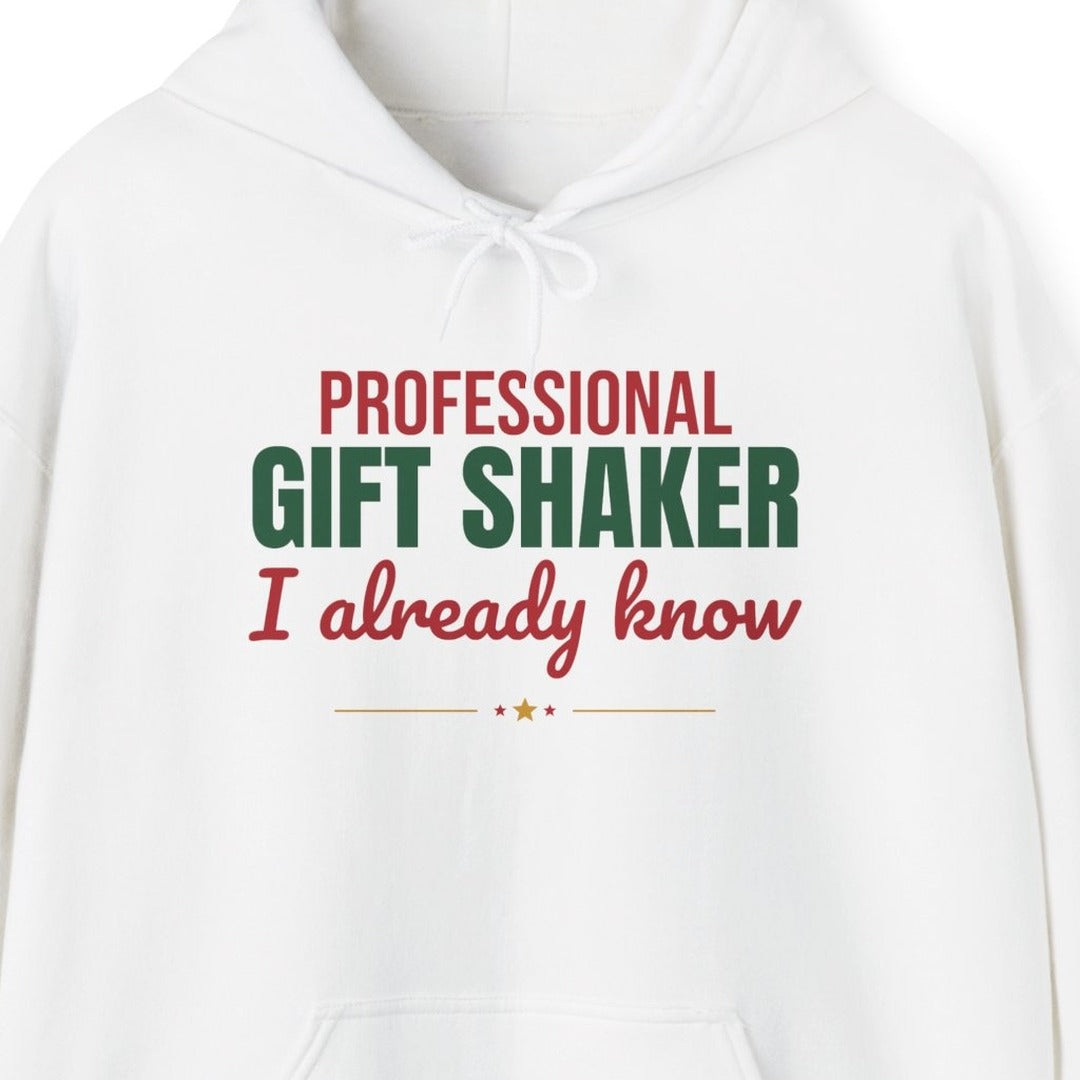 Professional Gift Shaker I Already Know Hoodie, Funny Christmas Hoodie lifestyle