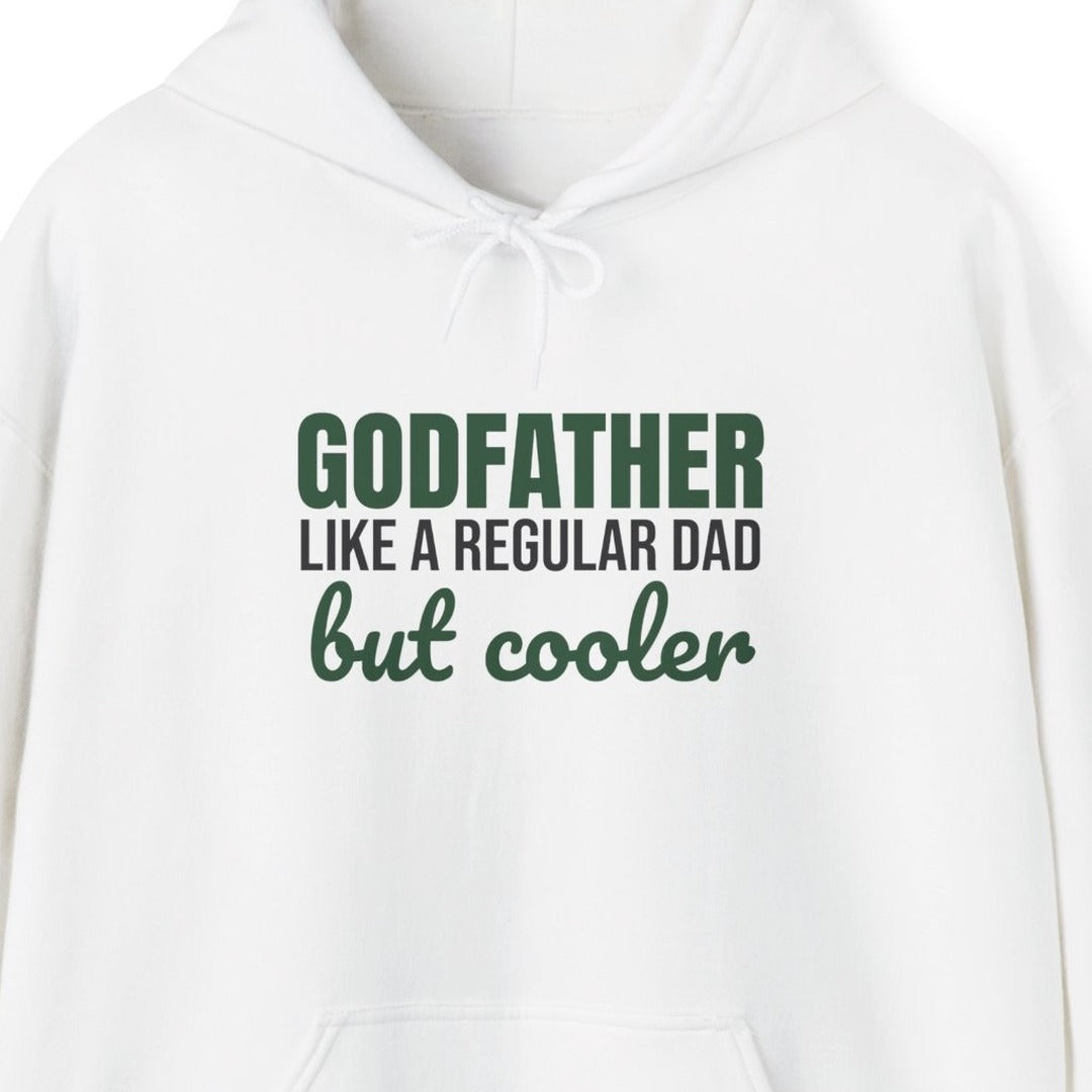 Godfather Like a Regular Dad But Cooler Hoodie, Funny Godfather Hoodie lifestyle