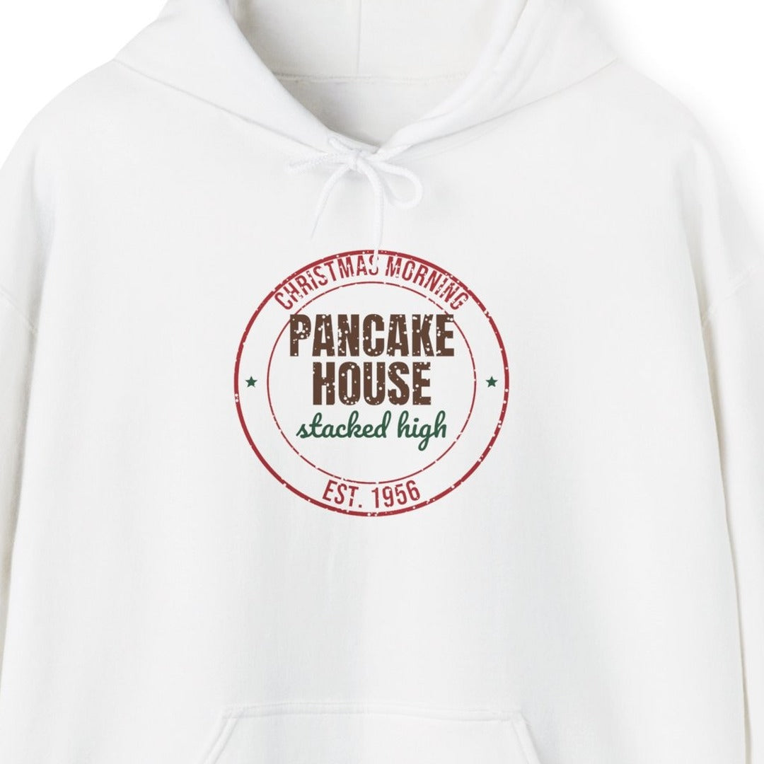 Christmas Morning Pancake House Est. 1956 Hoodie, Vintage Christmas Hoodie lifestyle