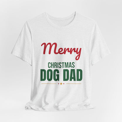 Merry Christmas Dog Dad Shirt, Dog Dad Christmas T-Shirt, Dog Lover Gift