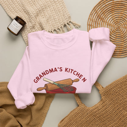 Grandma's Kitchen Love Served Daily Sweatshirt, Grandma Baking Crewneck, Gift for Grandma