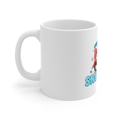 Chillin With My Snowmies Mug, Penguin Winter Coffee Mug 11oz