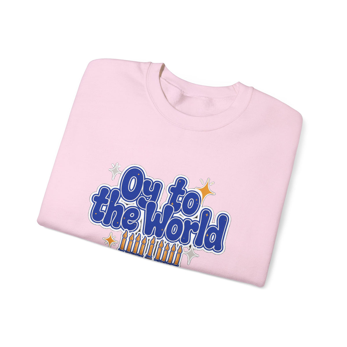 Oy to the World Sweatshirt, Retro Hanukkah Crewneck, Chanukah Gift