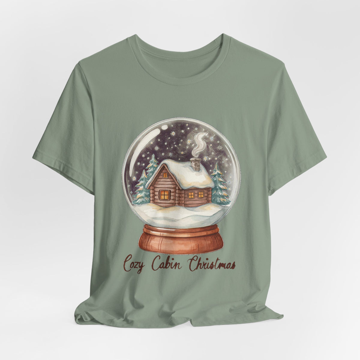 Cozy Cabin Christmas Snow Globe Shirt, Cozy Cabin Christmas Snow Globe T-Shirt