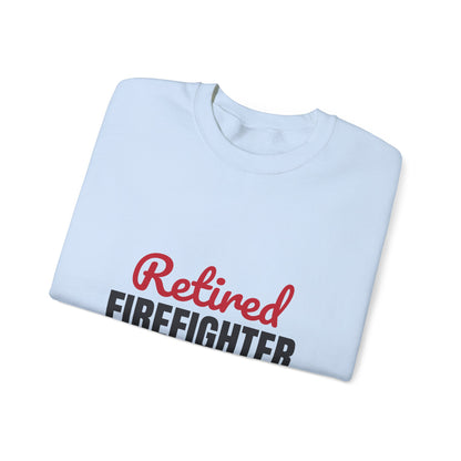 Retired Firefighter Sweatshirt, Firefighter Retirement Crewneck