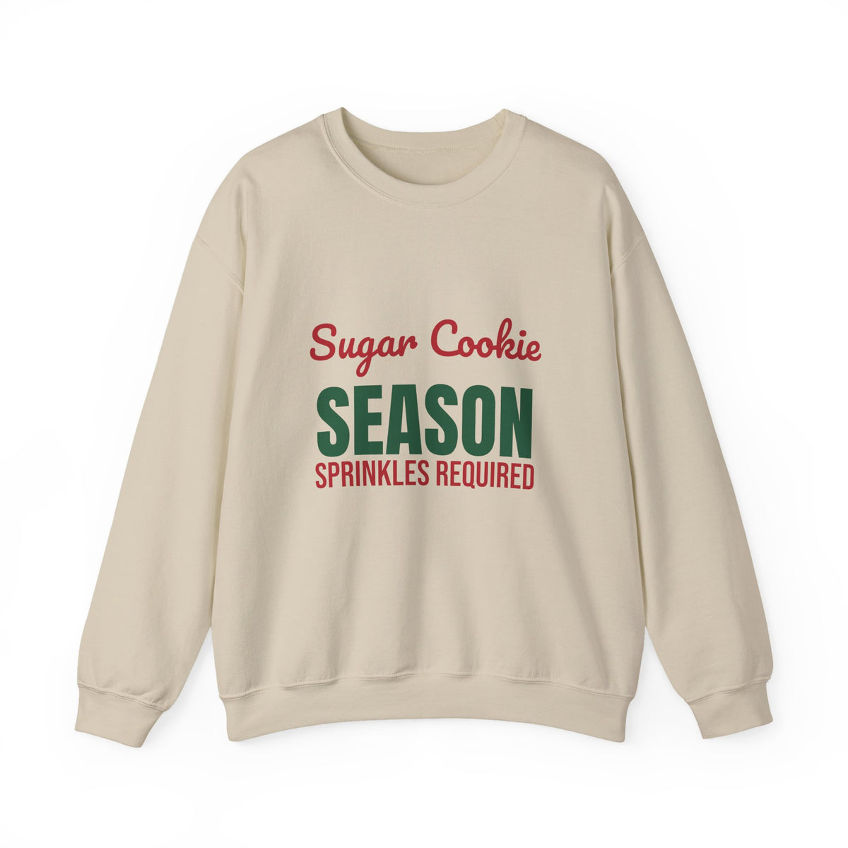 Sugar Cookie Season Sprinkles Required Sweatshirt, Christmas Baking Crewneck Sweatshirt