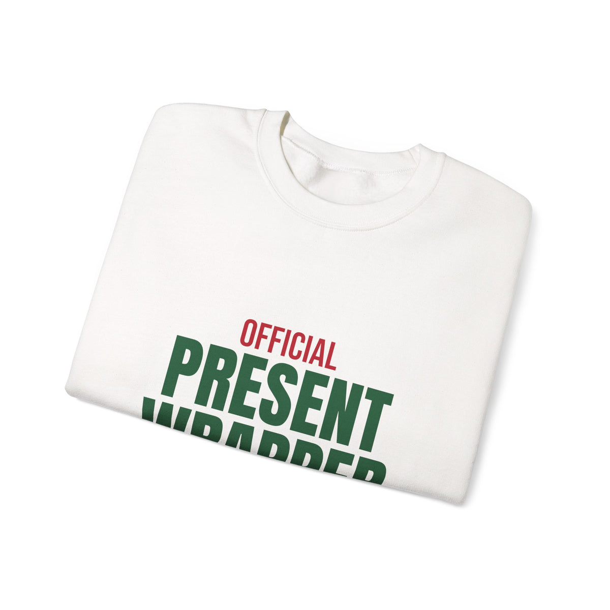 Official Present Wrapper Sweatshirt, Funny Christmas Crewneck