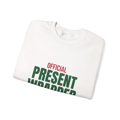 Official Present Wrapper Sweatshirt, Funny Christmas Crewneck