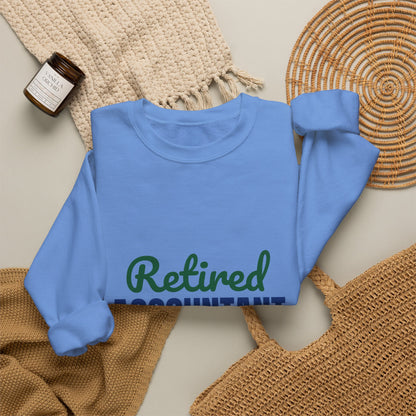 Retired Accountant Sweatshirt, Accountant Retirement Crewneck