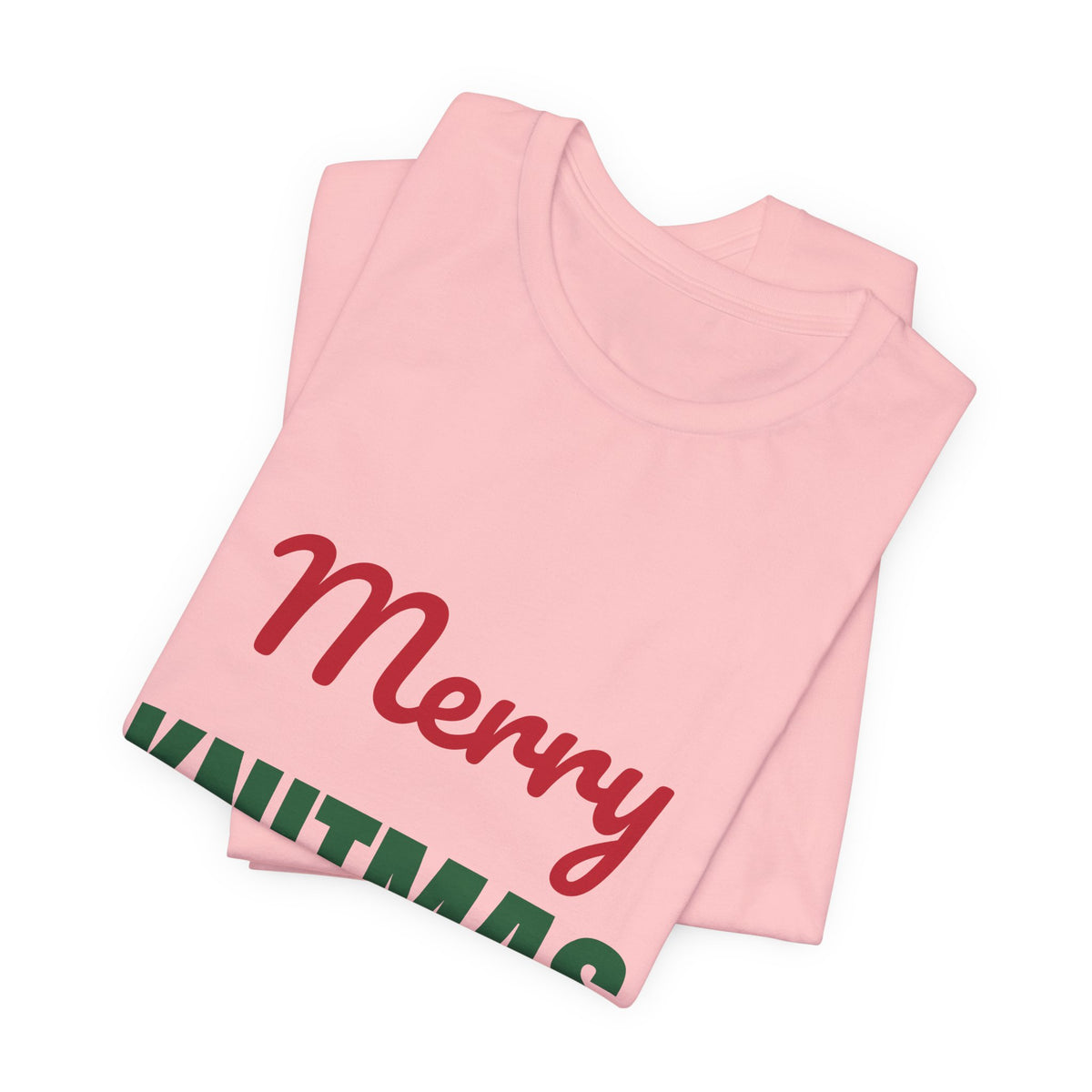 Merry Knitmas Shirt, Knitting Christmas T-Shirt, Knitter Gift