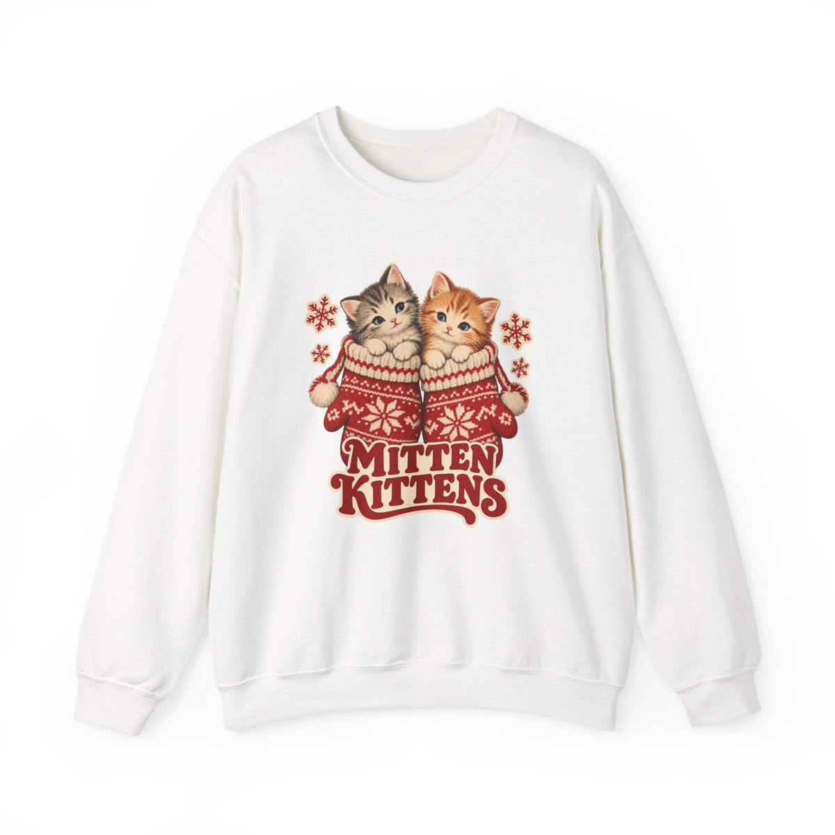 Mitten Kittens Cute Winter Cats Sweatshirt