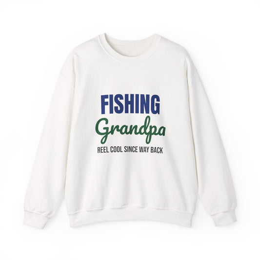 Fishing Grandpa Reel Cool Sweatshirt
