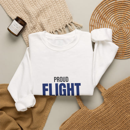 Proud Flight Attendant Sweatshirt, Flight Attendant Crewneck Sweatshirt