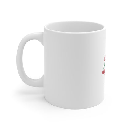 Dear Santa Please Make the Political Texts Stop Mug, Funny Christmas Coffee Mug 11oz